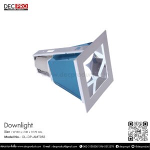 โคมไฟดาวไลท์หน้าเหลี่ยม E27