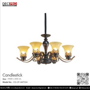 โคมไฟระย้าเชิงเทียนดอกไม้ ติดเพดาน